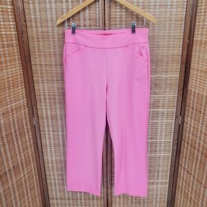 Lilly Pulitzer Alston Crop Womens Golf Pants UPF 50+ Pink Size 6